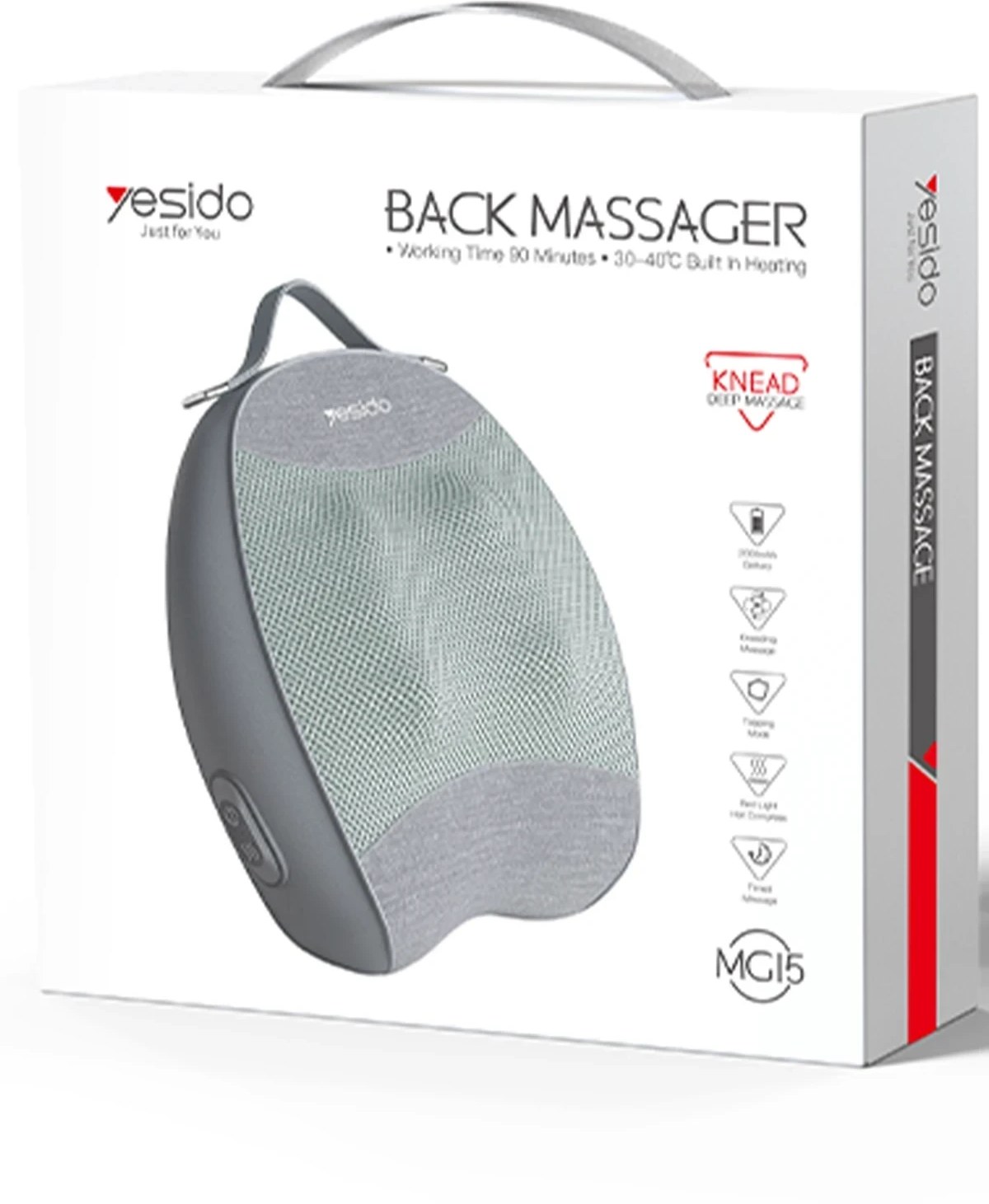 ماساژور کمر گرمایشی مادون قرمز یسیدو yesido مدل mg15