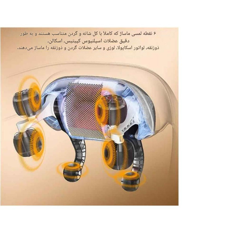 ماساژور گردن گرمایشی یسیدو yesido مدل MG11