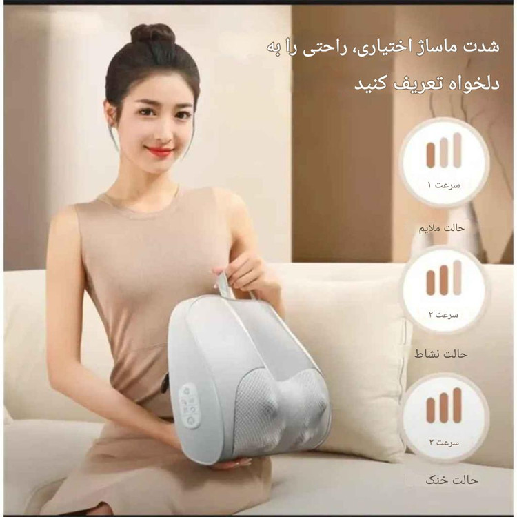 ماساژور بالشی کمر و گردن ام دی اچ ال MDHL مدل MD-9826