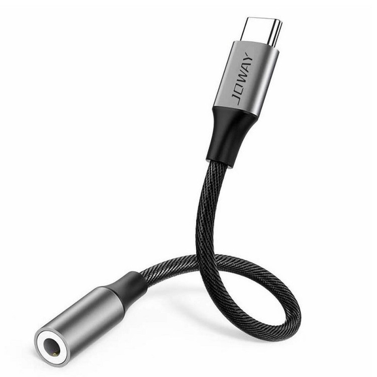مبدل USB-C به 3.5 میلی متری جووی مدل TC-19 طول 0.12 متر