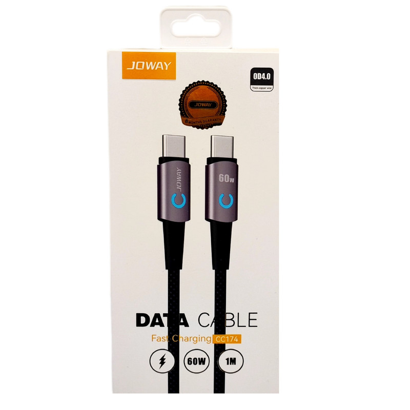 کابل تبدیل USB-C به USB-C جووی مدل CC-174 طول یک متر