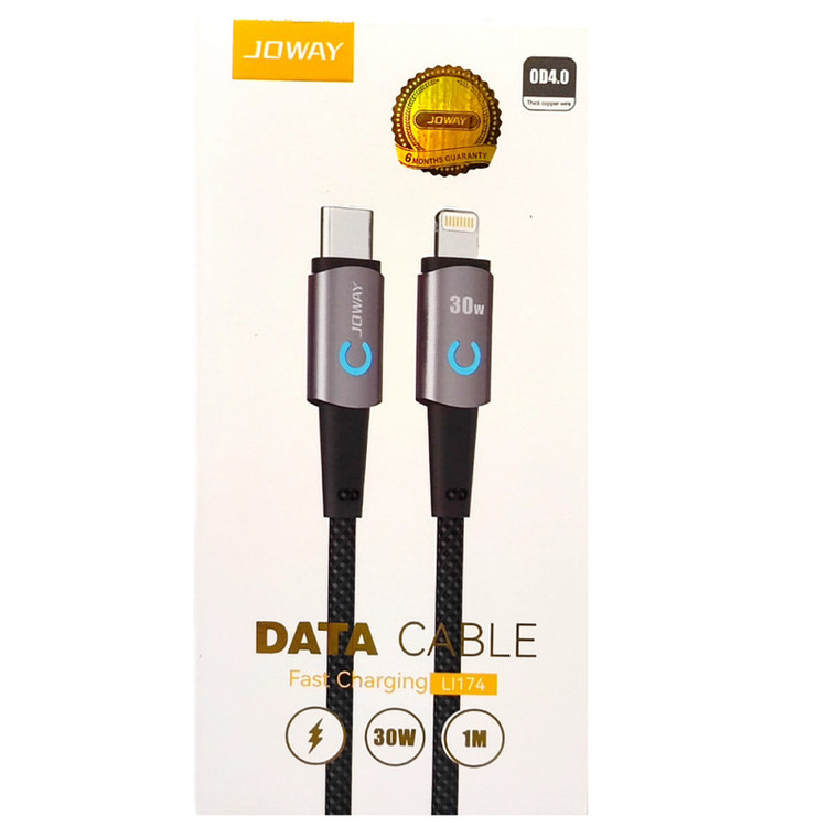 کابل تبدیل USB-c به لایتینینگ جووی مدل LI-174 طول 1 متر