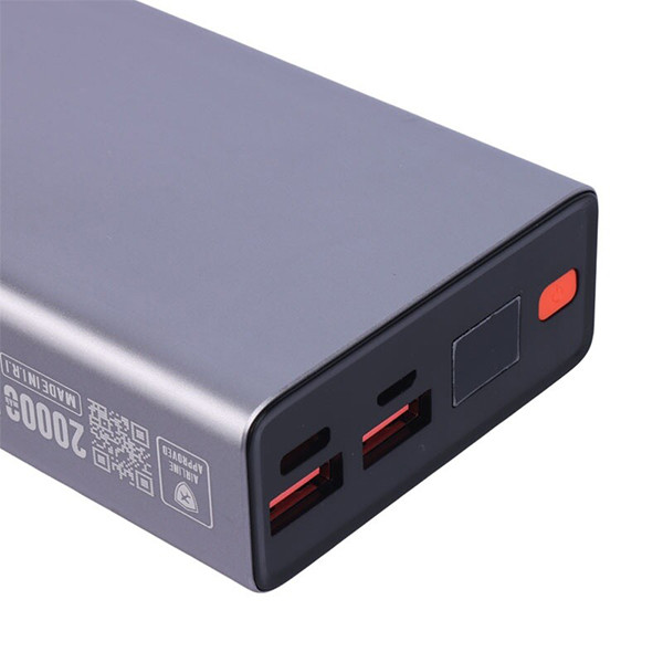 پاوربانک هوشمند auto detect 5w-35w اپیمکس مدل EP-214 ظرفیت 20800 میلی آمپر ساعت