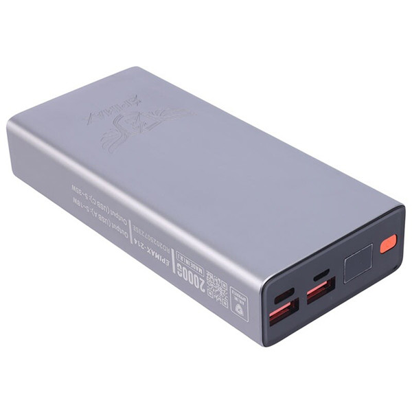 پاوربانک هوشمند auto detect 5w-35w اپیمکس مدل EP-214 ظرفیت 20800 میلی آمپر ساعت