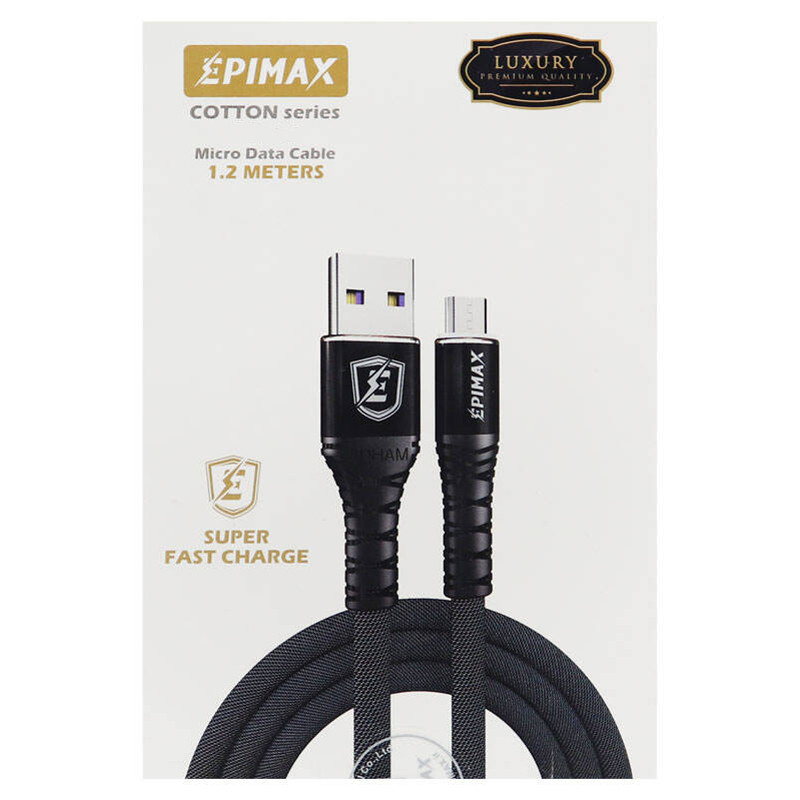 کابل تبدیل USB به microUSB اپی مکس مدل EC01 طول 1.2 متر