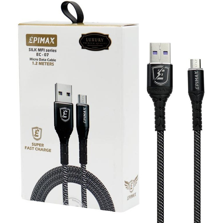کابل تبدیل USB به microUSB اپیمکس مدل EC-07 طول 1.2 متر