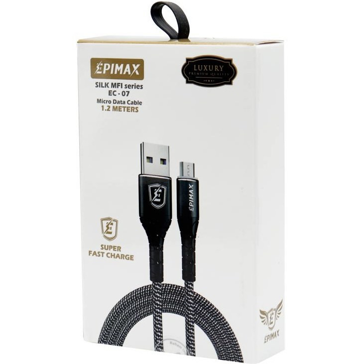 کابل تبدیل USB به microUSB اپیمکس مدل EC-07 طول 1.2 متر