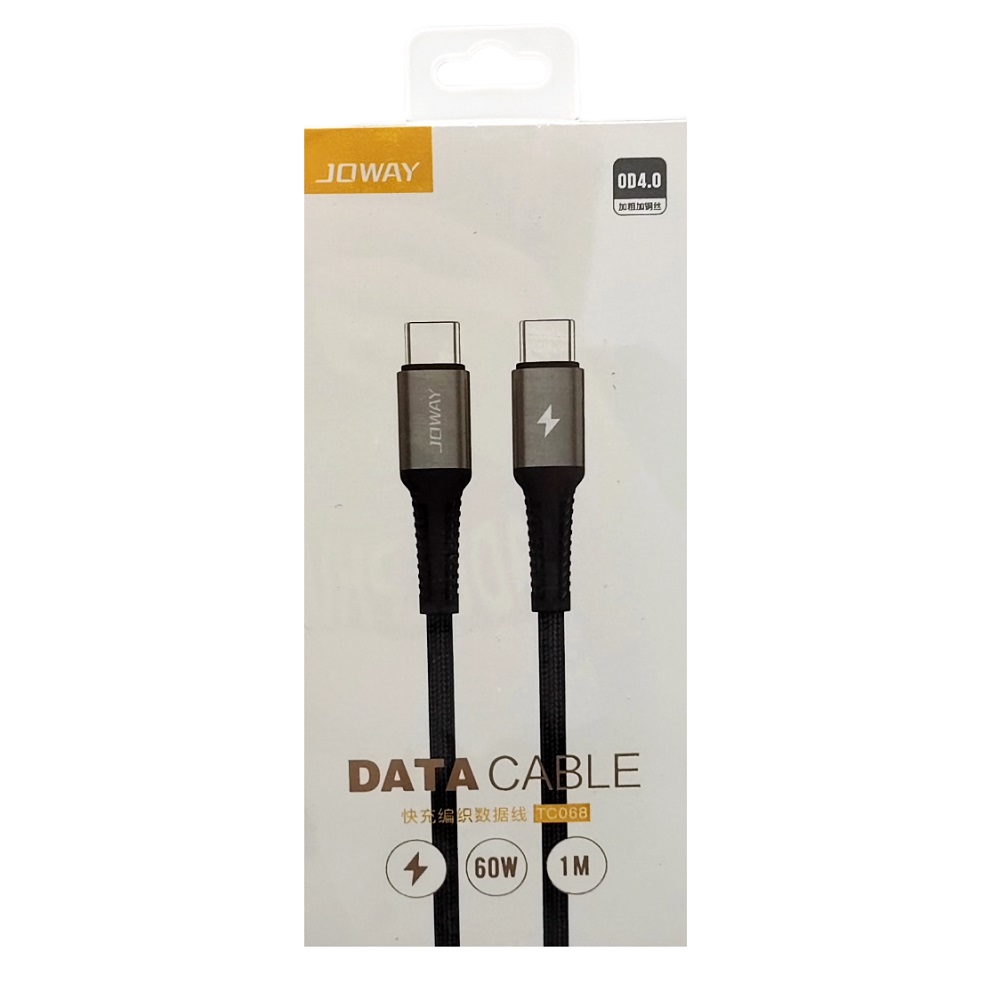 کابل تبدیل USB-c به USB-c جووی مدل TC-068 طول 1 متر