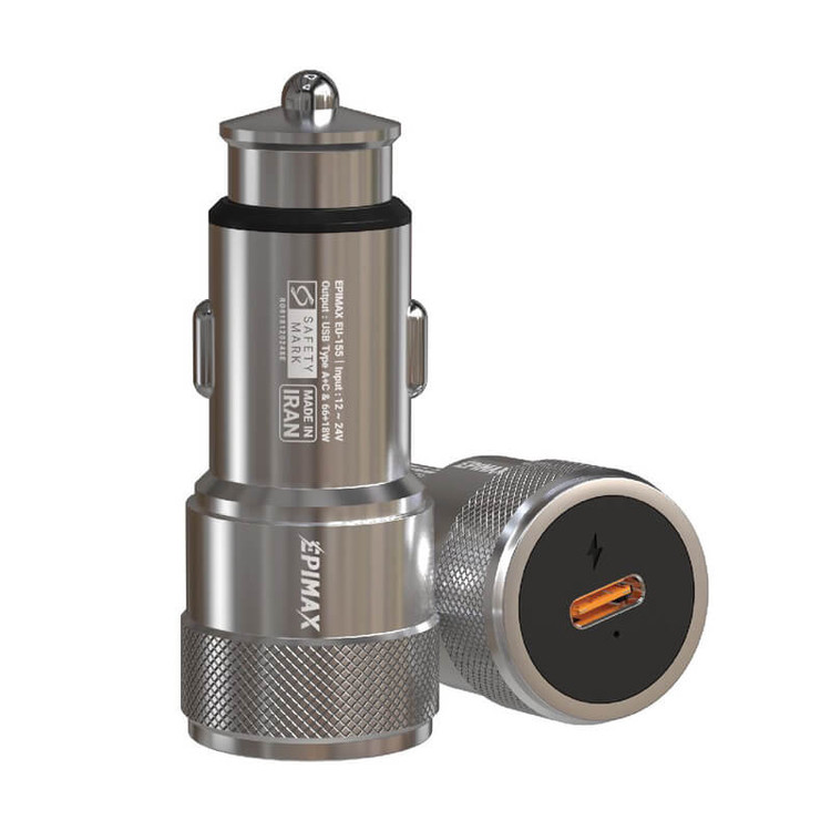 شارژر فندکی سوپر فست شارژ EPIMAX EU-154 PD 66W