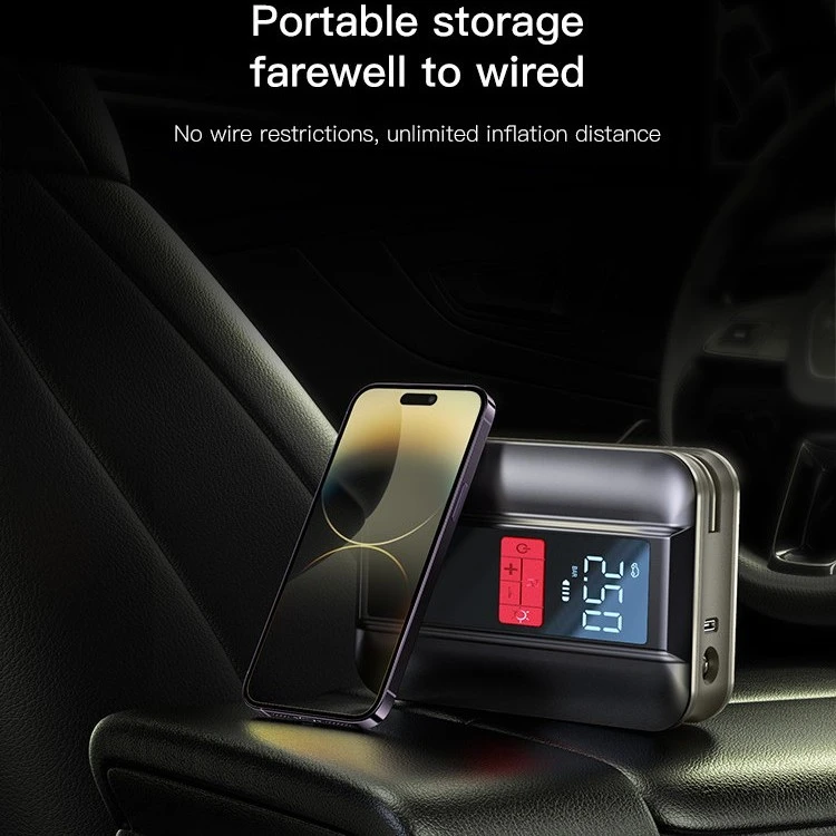 پمپ باد یسیدو مدل VC04 با باتری ۴۰۰۰ میلی‌آمپر