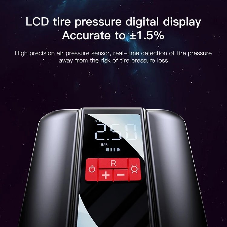 پمپ باد یسیدو مدل VC04 با باتری ۴۰۰۰ میلی‌آمپر