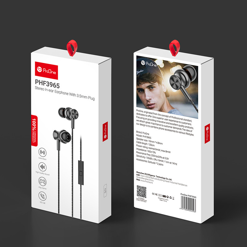 هندزفری سیم دار پرووان مدل PHF3965