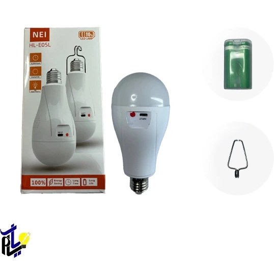 چراغ اضطراری شارژی سرپیچ دار NEI مدل HL-E05L
