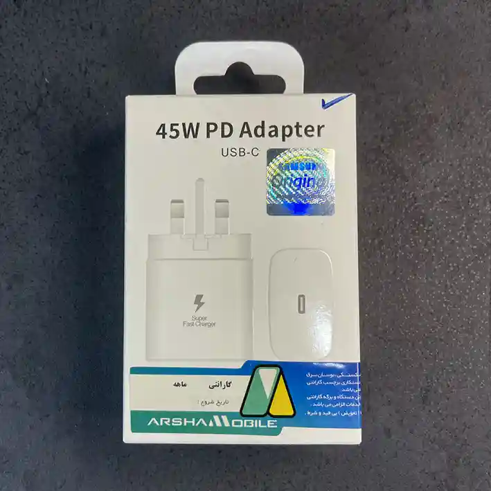 آدابتور اورجینال فست شارژ سامسونگ samsung 25w pd بورد اصلی