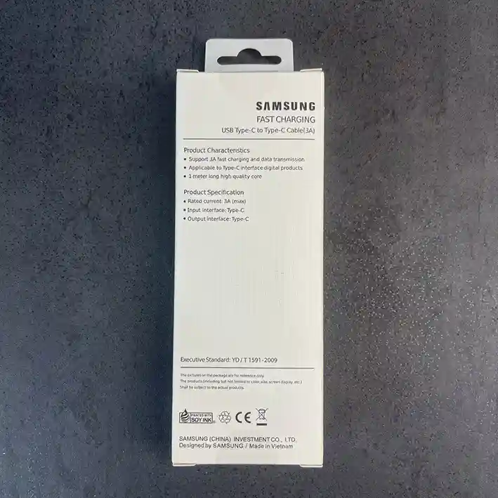 خرید کابل شارژ اورجینال سامسونگ 3A