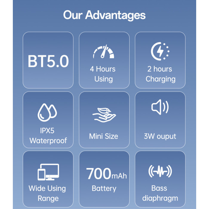 اسپیکر بلوتوثی یسیدو مدل yesido ysw30