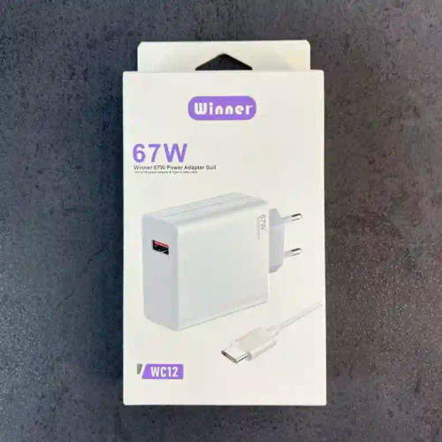 آدابتور xiaomi شیائومی 67W با کابل WINNER