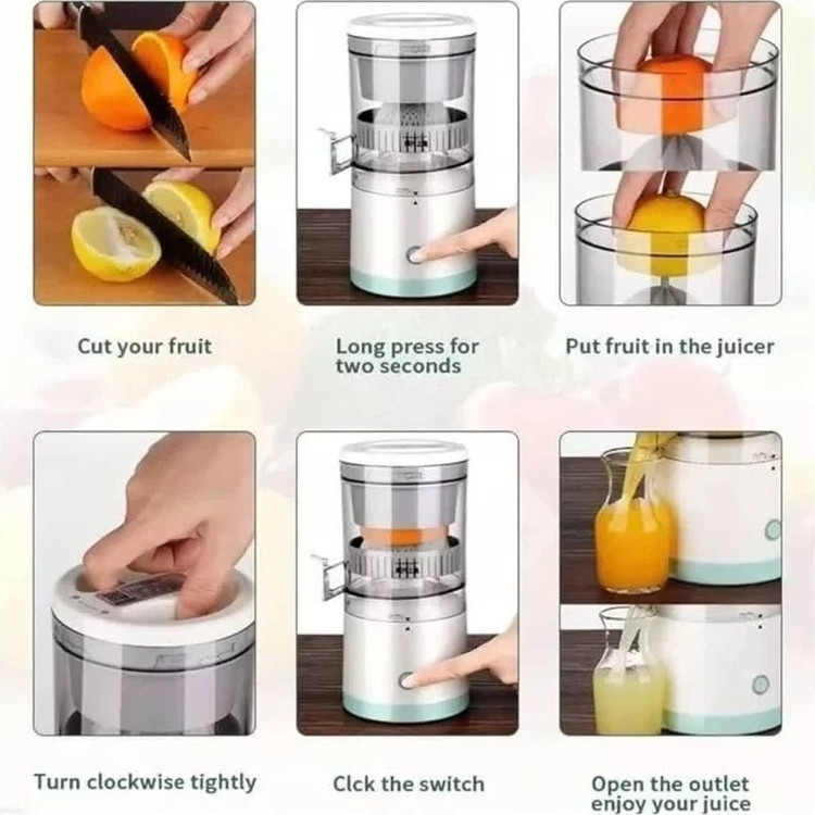 آبمیوه گیری شارژی آسانسوری مدل MDHL MD C1 رنگ سفید -ظرفیت 0.4 لیتر Citrus Juicer