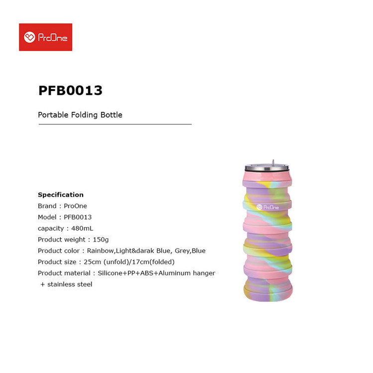 قمقمه تاشو پرووان مدل PFB0013 گنجایش 0.48 لیتر