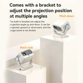 ویدیو پروژکتور 4k یسیدو مدل yesido tv13 eu