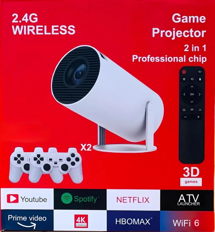پروژکتور بیسیم گیمینگ مدل Game Projector 3D