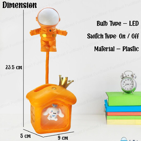 چراغ مطالعه طرح فانتزی مدل کلبه و فضانورد
