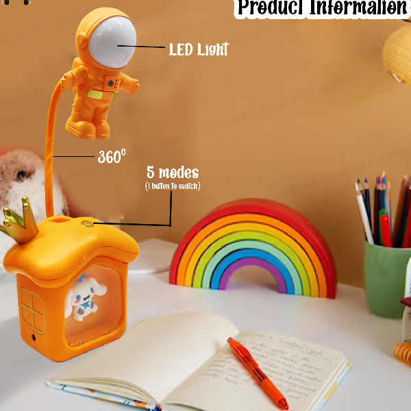 چراغ مطالعه طرح فانتزی مدل کلبه و فضانورد