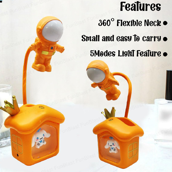 چراغ مطالعه طرح فانتزی مدل کلبه و فضانورد