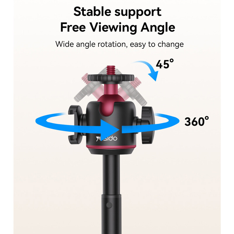 سه پایه تلسکوپی و مونوپاد بلوتوثی یسیدو Yesido SF26
