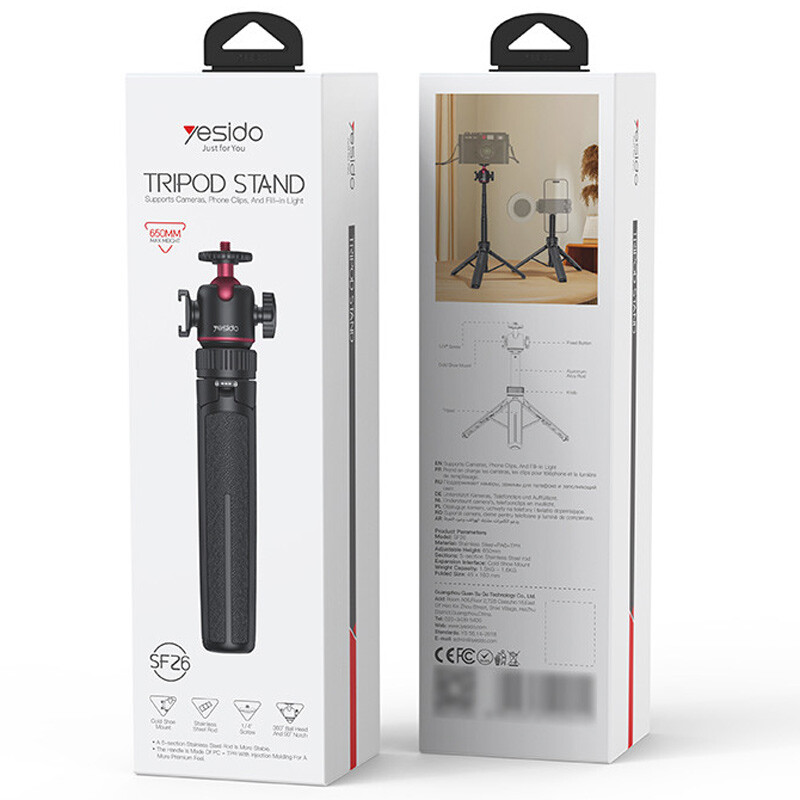 سه پایه تلسکوپی و مونوپاد بلوتوثی یسیدو Yesido SF26