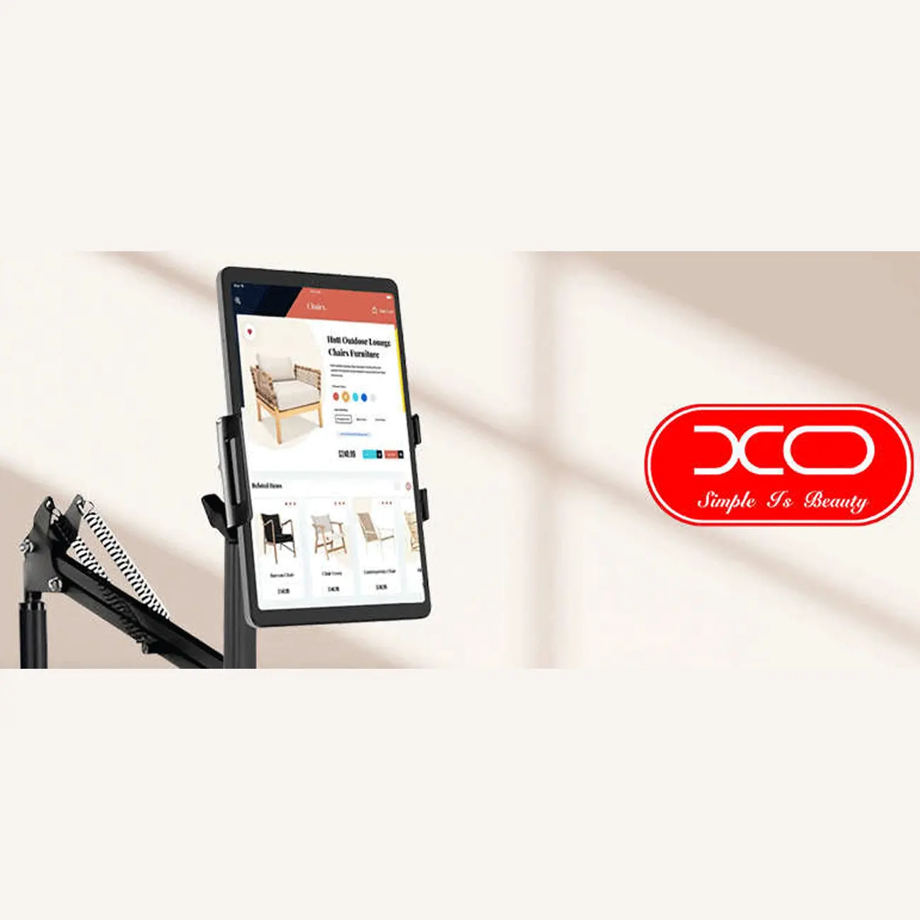 هولدر گوشی موبایل و تبلت 360 درجه با پایه بلند XO ایکس او C137