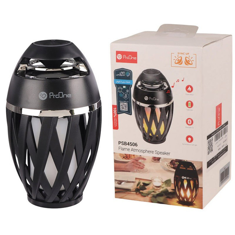 اسپیکر بلوتوثی و چراغ خواب شارژی قابل حمل پرووان PSB4506