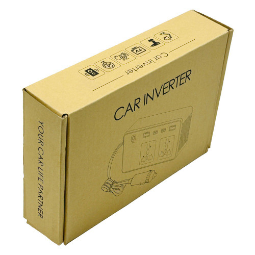 اینورتر خودرو 400 وات مدل MT-PC200PRO مبدل برق 12V به 220V با خروجی USB و Type-C