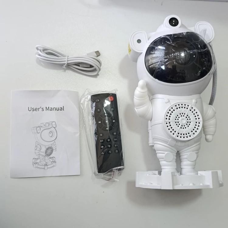 چراغ خواب پروژکتوری کهکشانی فضانورد اسپیکردار Astronaut Star Light