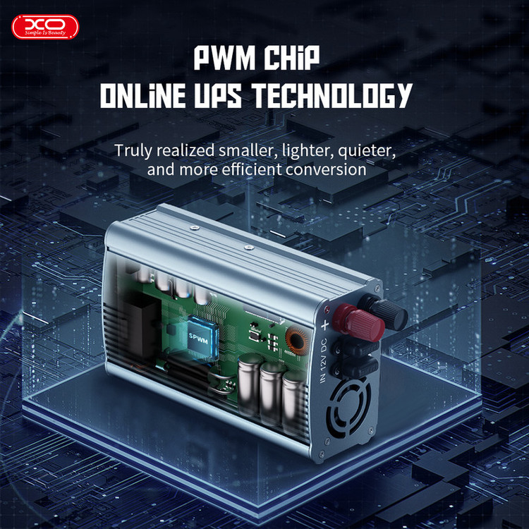 مبدل برق ( اینورتر ) 500W ایکس او مدل XO-CZ021
