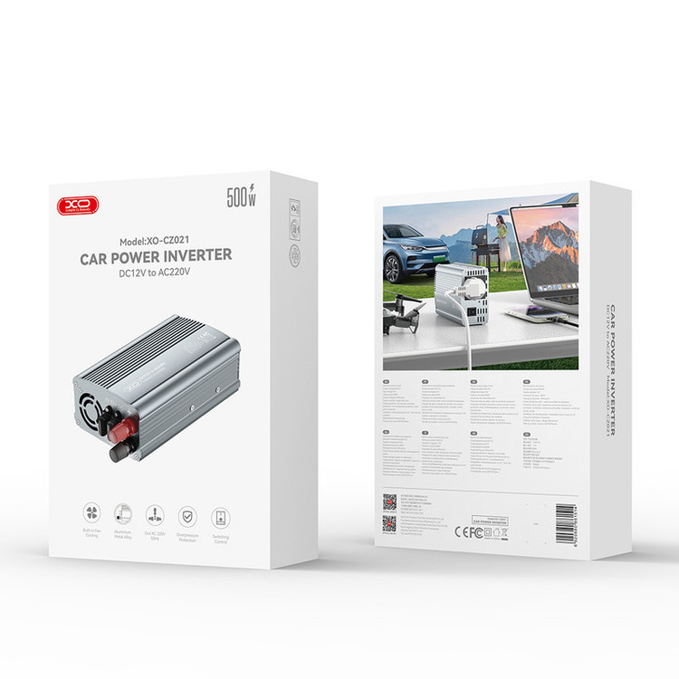 مبدل برق ( اینورتر ) 500W ایکس او مدل XO-CZ021