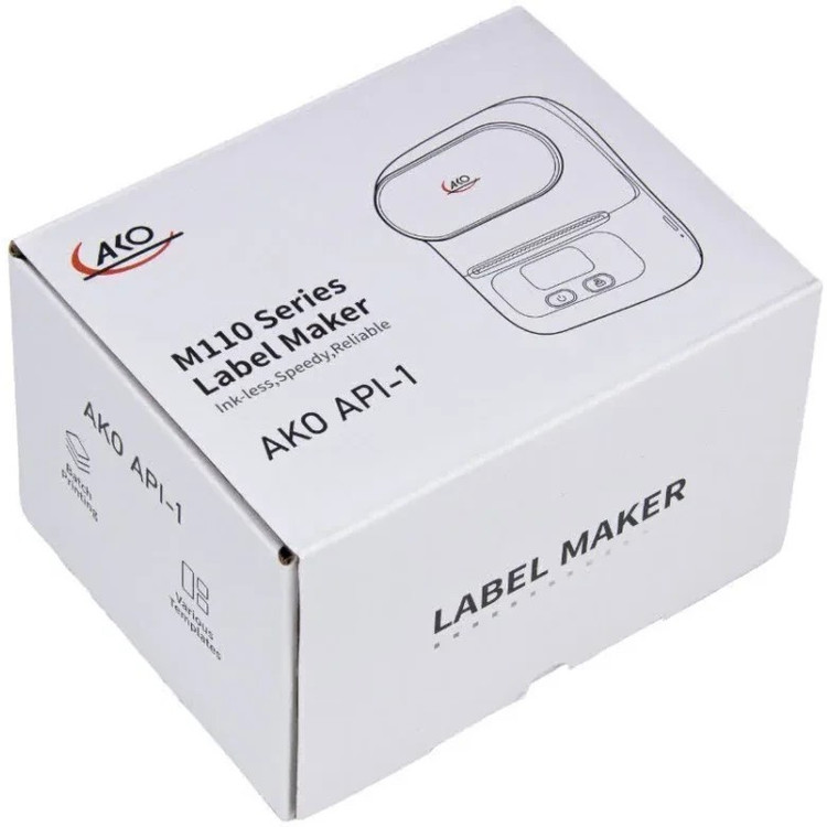 مینی پرینتر لیبل زن حرارتی ako آکو مدل API-1