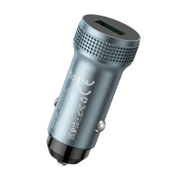 شارژر فندکی فست شارژ 18 وات هوکو hoco مدل Z49A USB