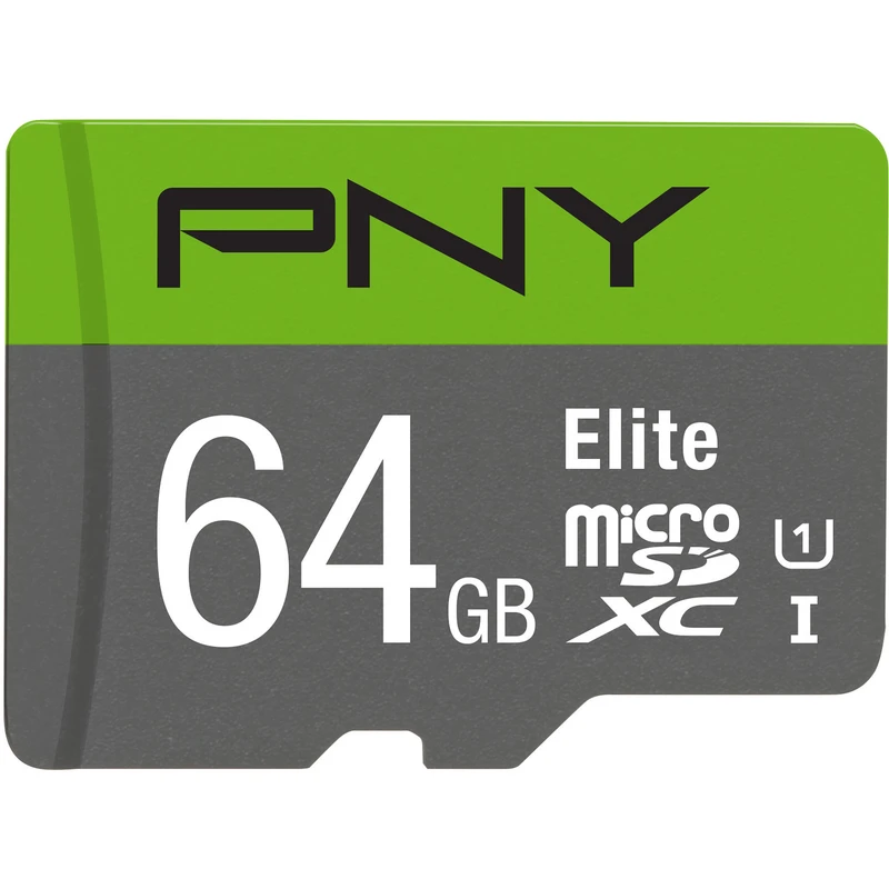 کارت حافظه microSDXC پی ان وای PNY مدل Elite کلاس 10 استاندارد UHS-I U1 سرعت 100MBs ظرفیت 64