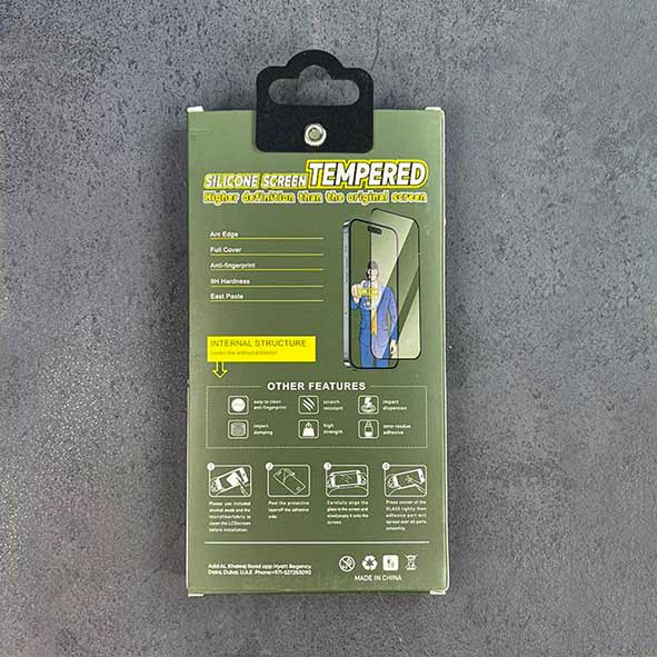 گلس شفاف گوشی ضد ضربه دور سیلیکون برای آیفون 17pro - 16pro - 17