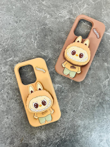 گارد سیلیکون اورجینال پاپ سوکت دار عروسکی طرح لبوبو