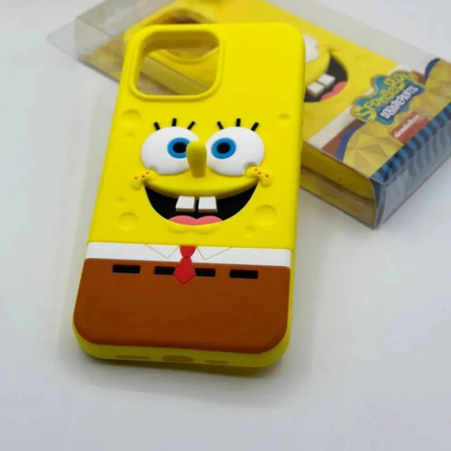 گارد سیلیکون اورجینال عروسکی طرح باب اسفنجی