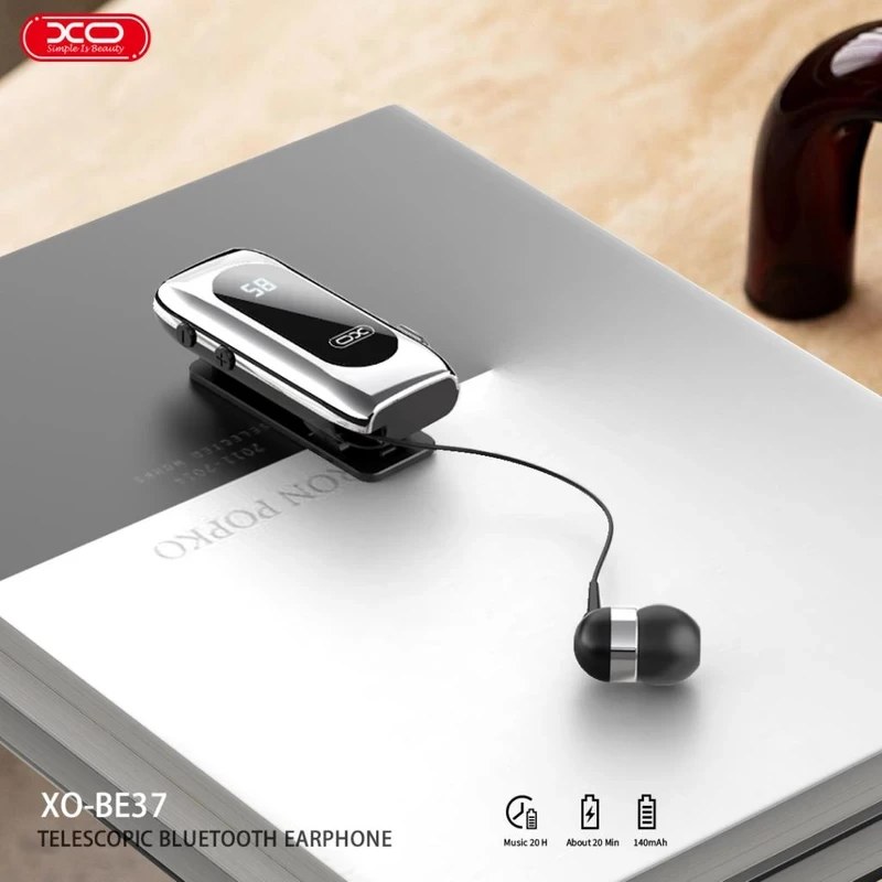 هندزفری بی سیم تک گوش کلیپسی ایکس او xo مدل BE37 بلوتوث 5.2