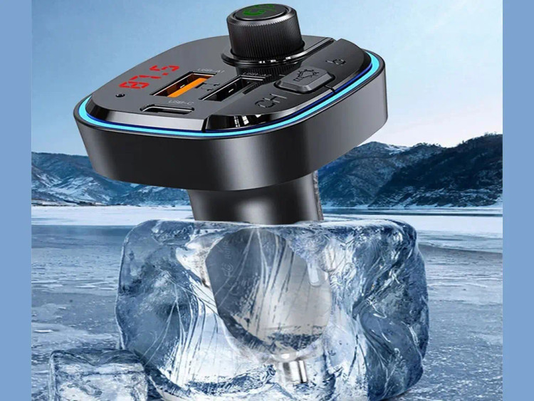 شارژر فندکی فست شارژ و MP3 PLAYER خودرو بلوتوثی XO ایکس او BCC11
