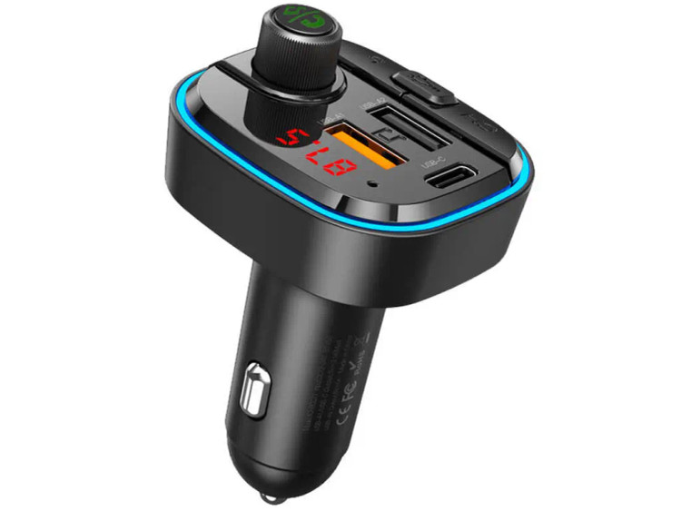 شارژر فندکی فست شارژ و MP3 PLAYER خودرو بلوتوثی XO ایکس او BCC11