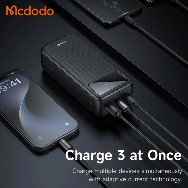 پاوربانک تایپ سی و یو اس بی 22.5 وات 30000 مکدودو mcdodo - MC-424