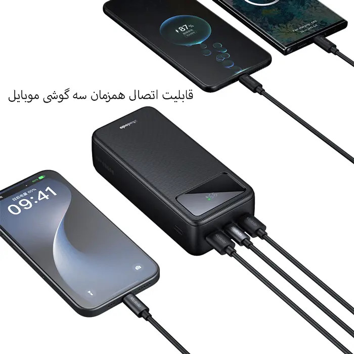 پاوربانک تایپ سی و یو اس بی 22.5 وات 30000 مکدودو mcdodo - MC-424