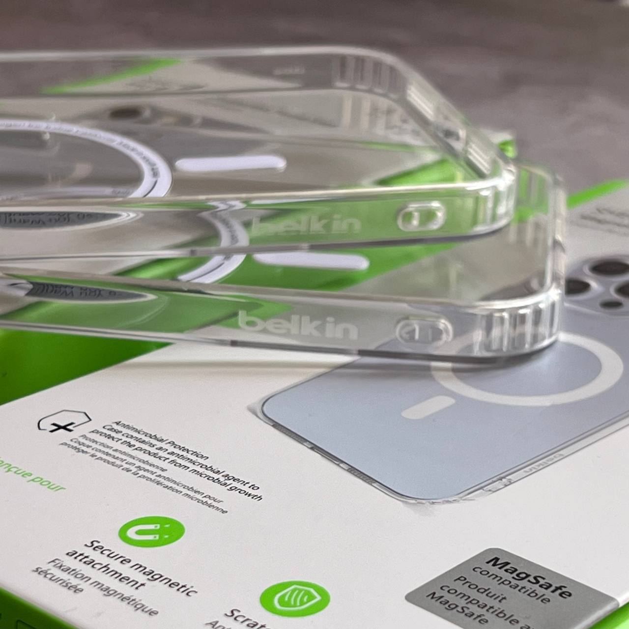 گارد تمام شفاف بلکین belkin اورجینال مگ سیف آیفون