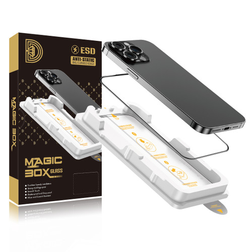 گلس شفاف شیشه ای موبایل آنتی استاتیک Magic Box مناسب اپل iPhone