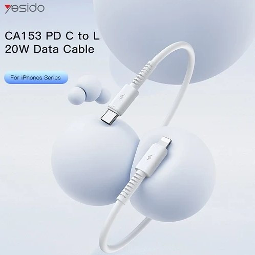 کابل شارژ yesido یسیدو Type-C به Lightning مدل CA153